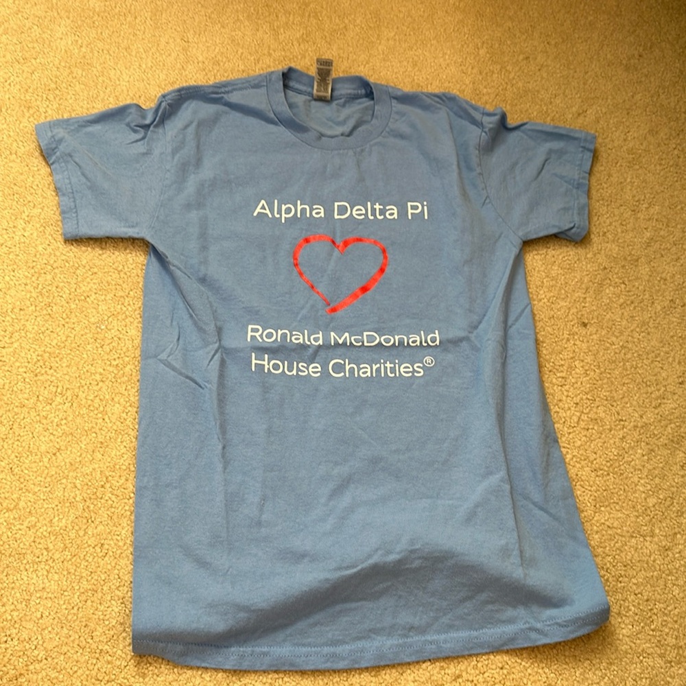 Alpha delta pi short. Small.